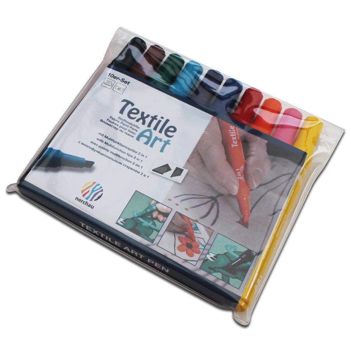nerchau Textile Art Pen 10er Set