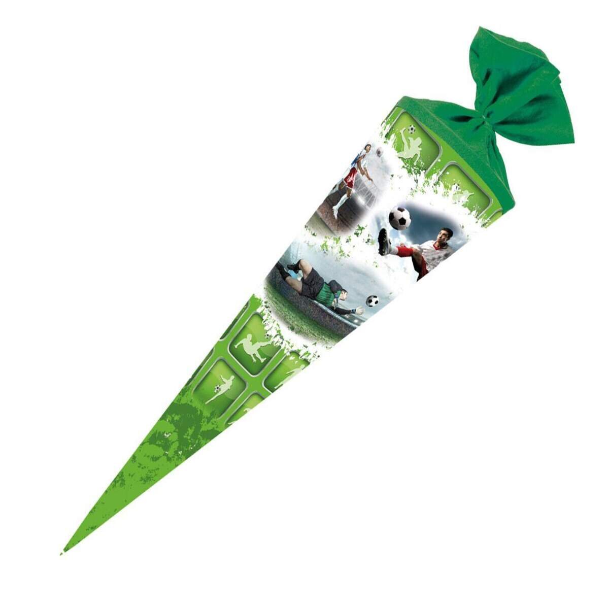 Nestler Schultüte Fußball Action, 70 cm rund, Filz