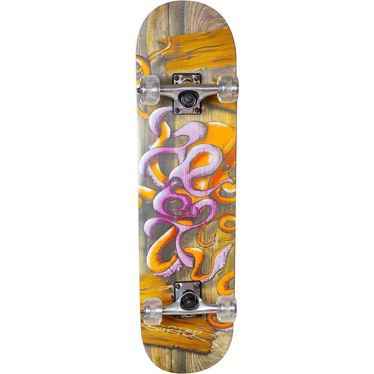 New Sports Skateboard Octopus, Länge 78,7 cm, ABEC 7