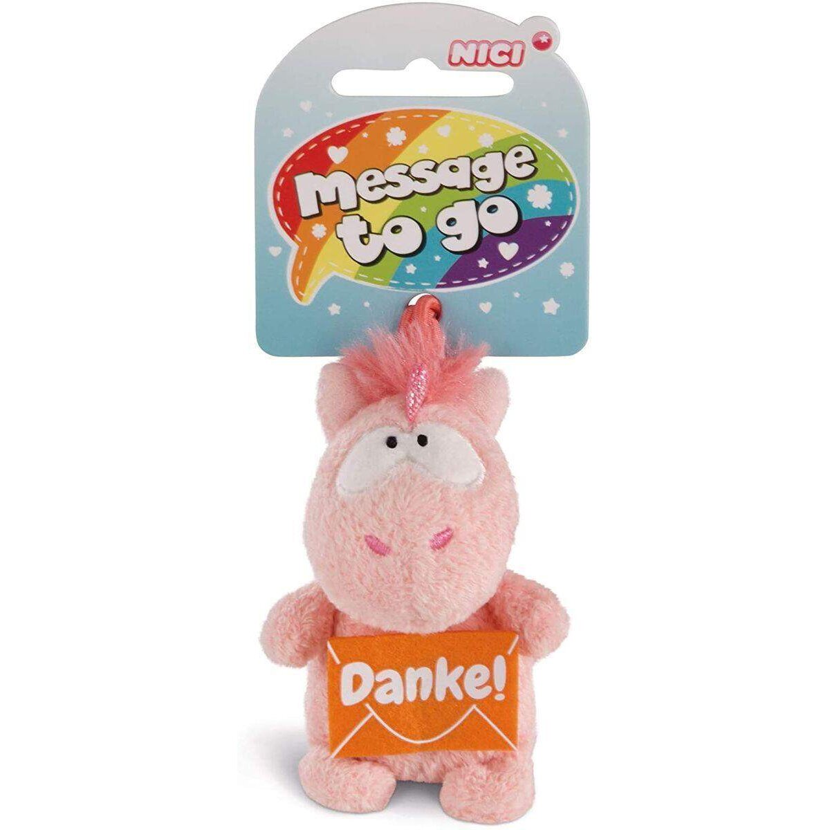 NICI Anhänger Einhorn Merry Heart Danke, 8 cm