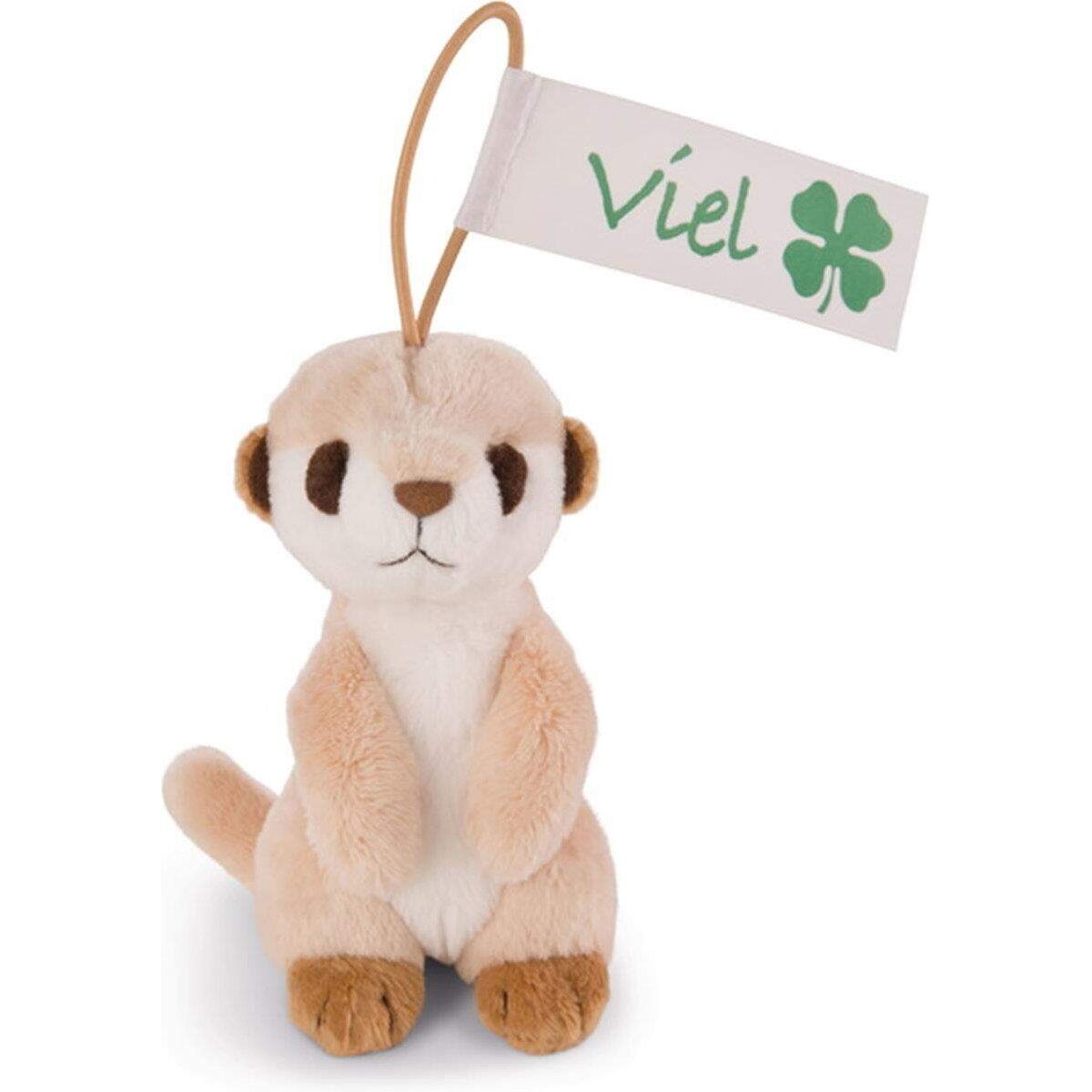 NICI Anhänger Erdmännchen "viel Glück" mit elastischer Schlaufe, 11 cm