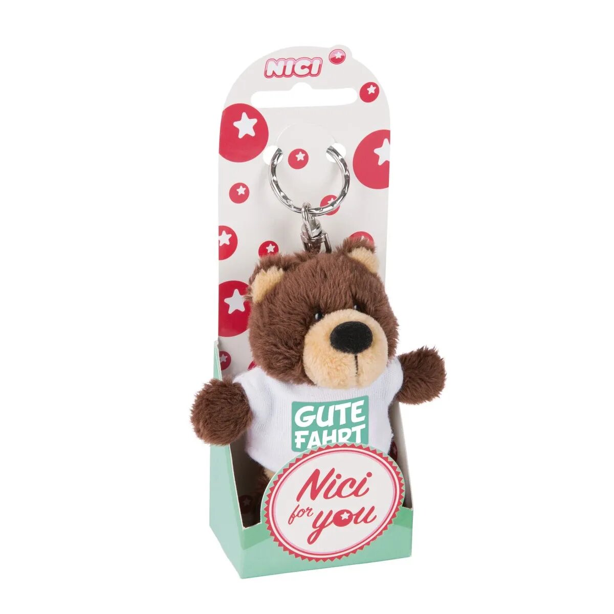 NICI Bär Gute Fahrt 10cm Bb SA m. T-shirt