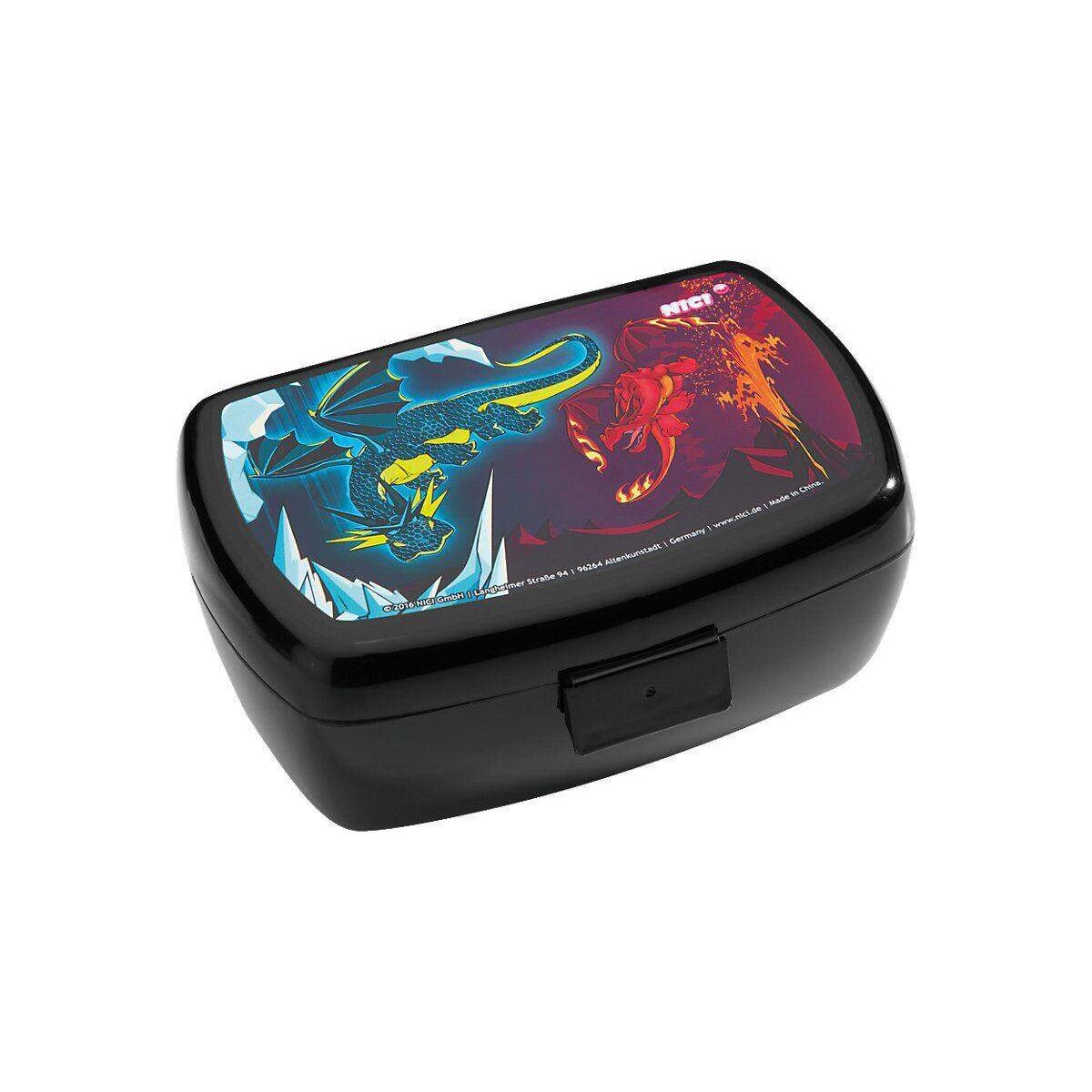 NICI Dragons Brotdose Drachen, 17 x 12 x 6,8 cm