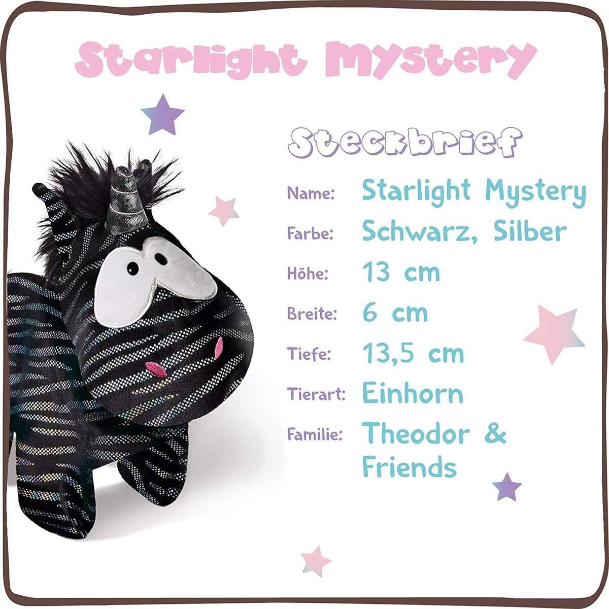 NICI Einhorn Starlight Mystery Plüsch, 13 cm