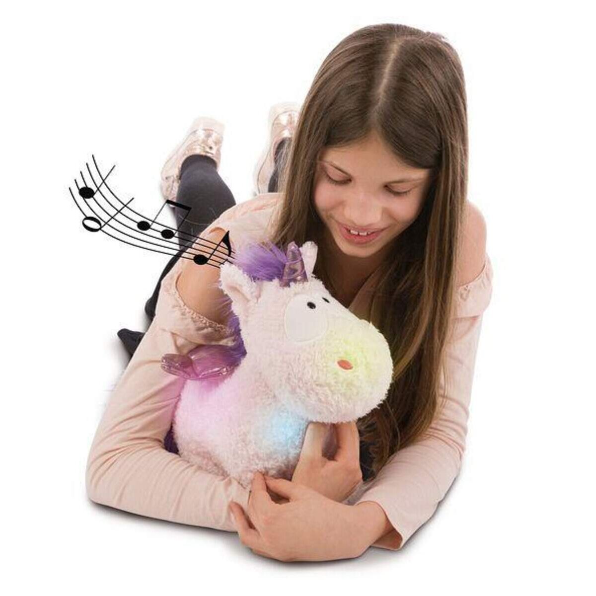 NICI Electronics Einhorn Cloud Dreamer mit Bluetooth-Lautsprecher und LEDs
