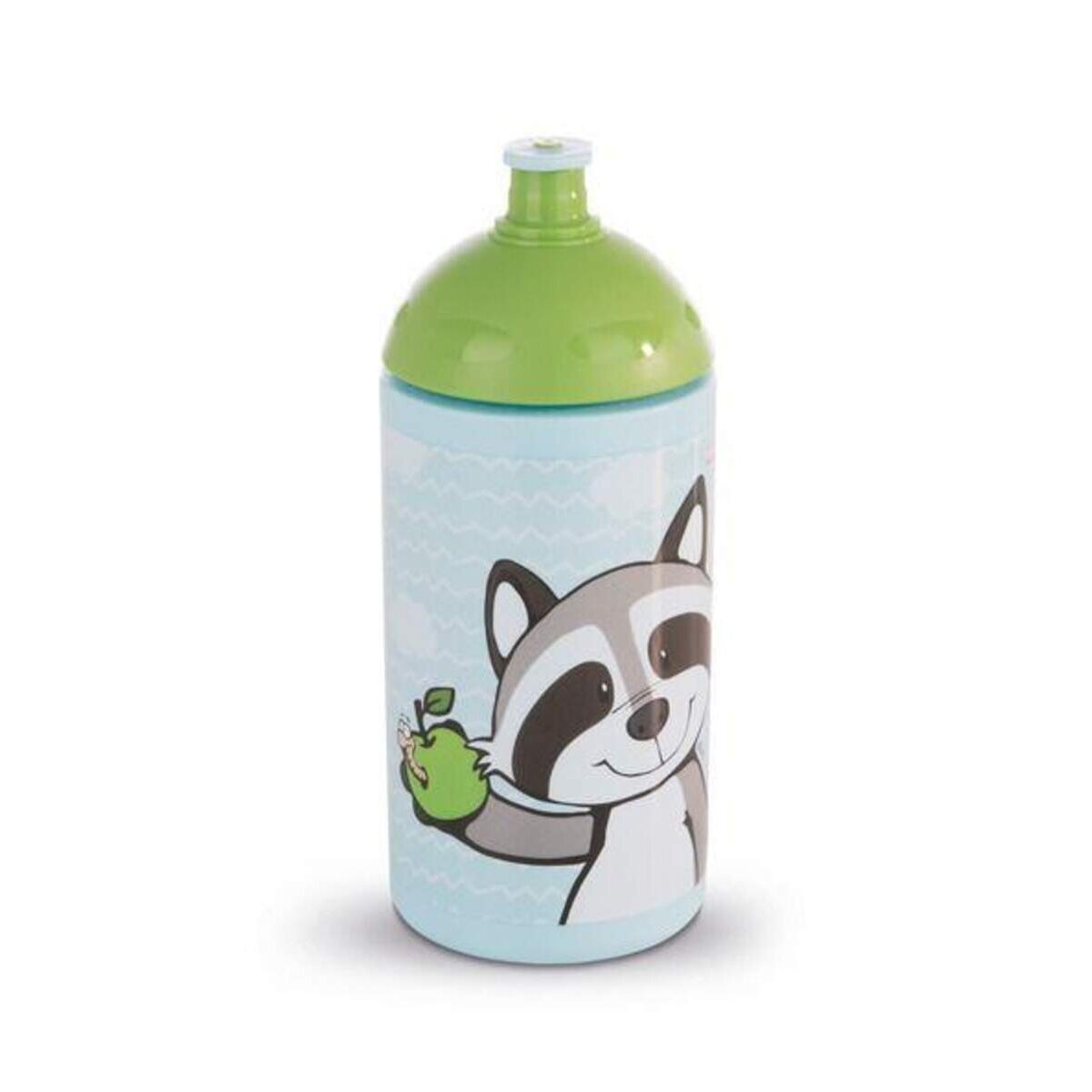 NICI Forest Friends Trinkflasche mit Waschbär Rod, 19,5 cm