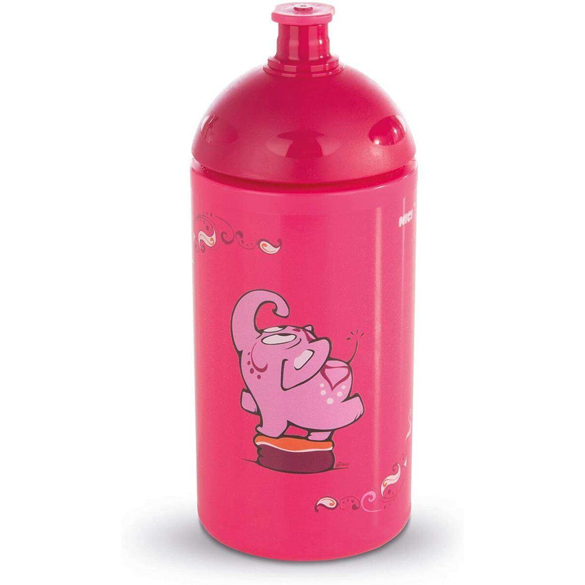 NICI Jolly Mäh Trinkflasche mit Elefant Curcuma, 19,5 cm