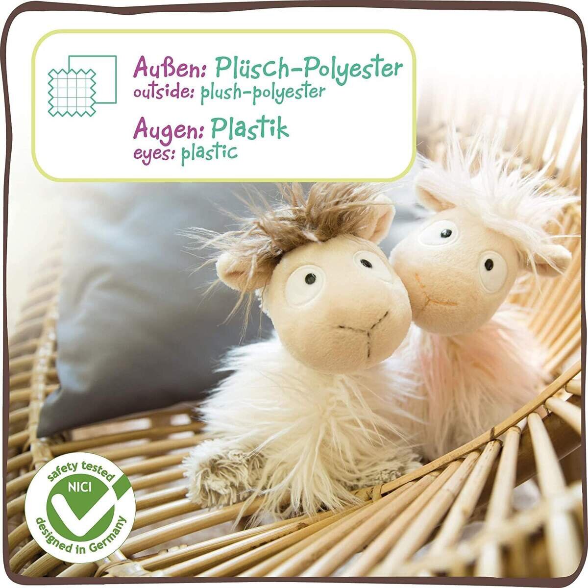 NICI Kuscheltierkissen Lama-Baby Floffi 2 in 1: Kuscheltier & Kuschelkissen