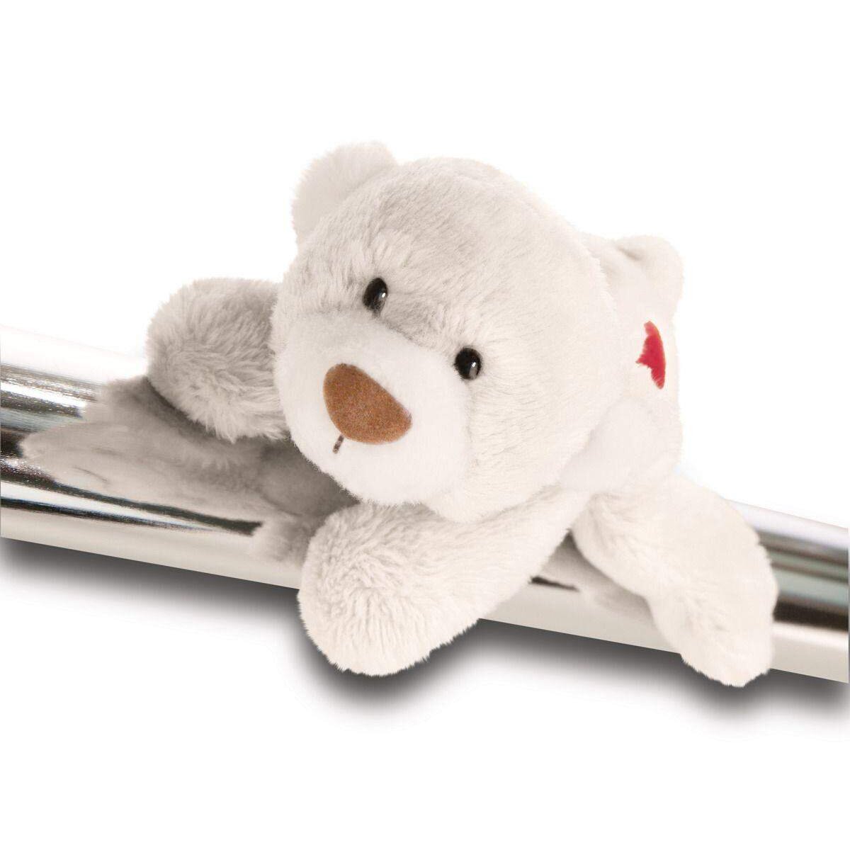 NICI Love Magnettier Bär weiß mit Herz, 12 cm