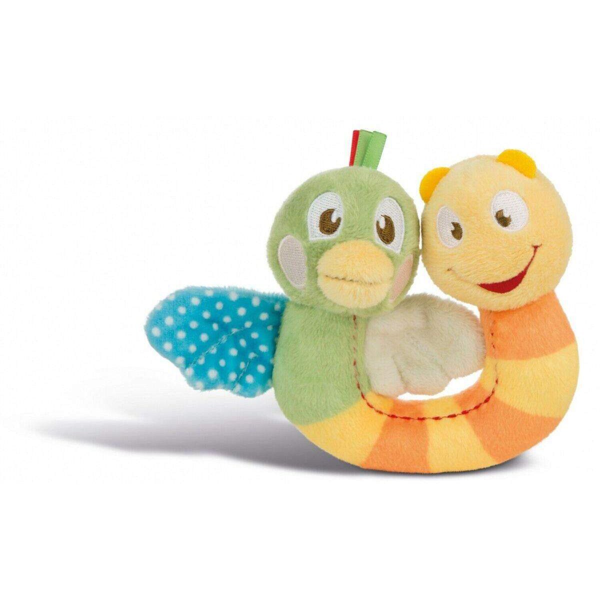 NICI Pärchen Greifling Fritz der Spatz und Wurm Hugo