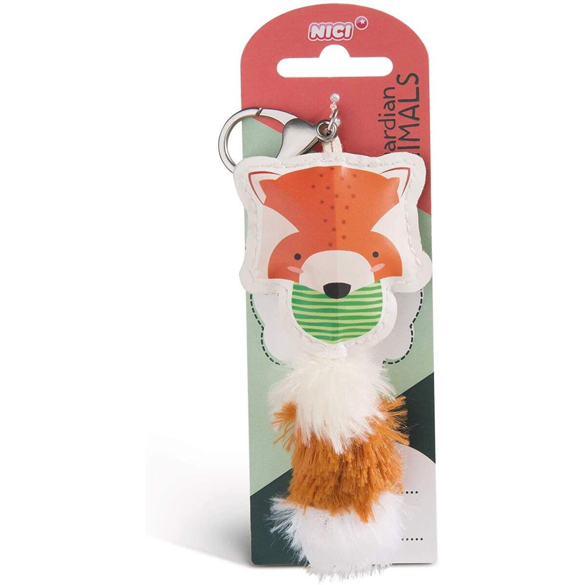 NICI Roter Panda Taschenanhänger aus Kunstleder, 12 cm