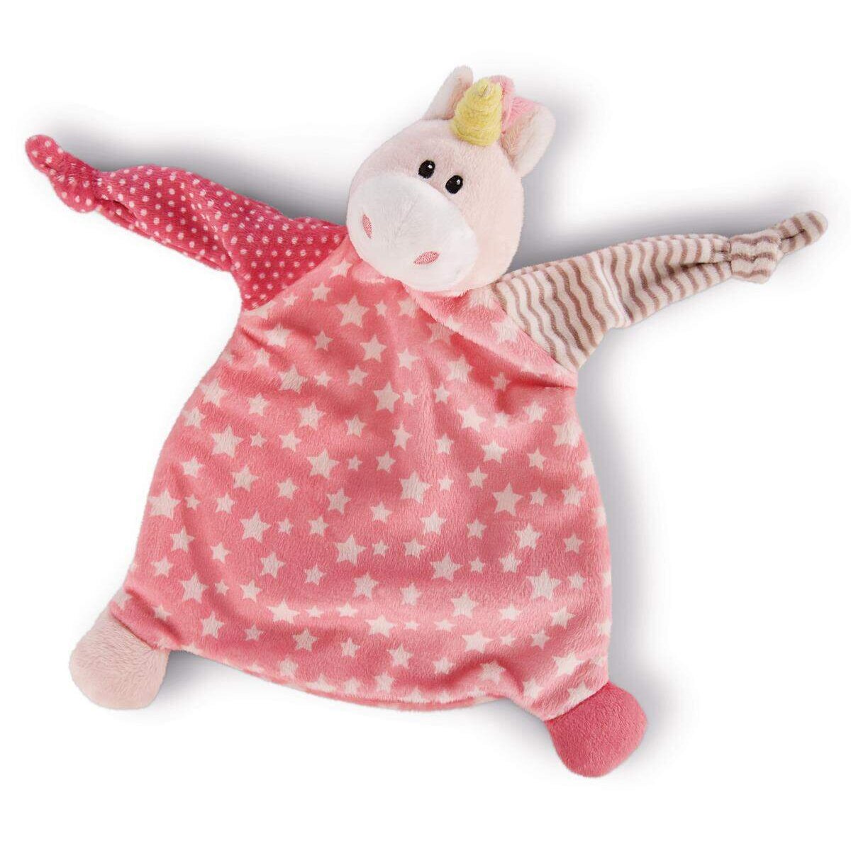 NICI Schmusetuch Einhorn Stupsi, 25 x 25 cm