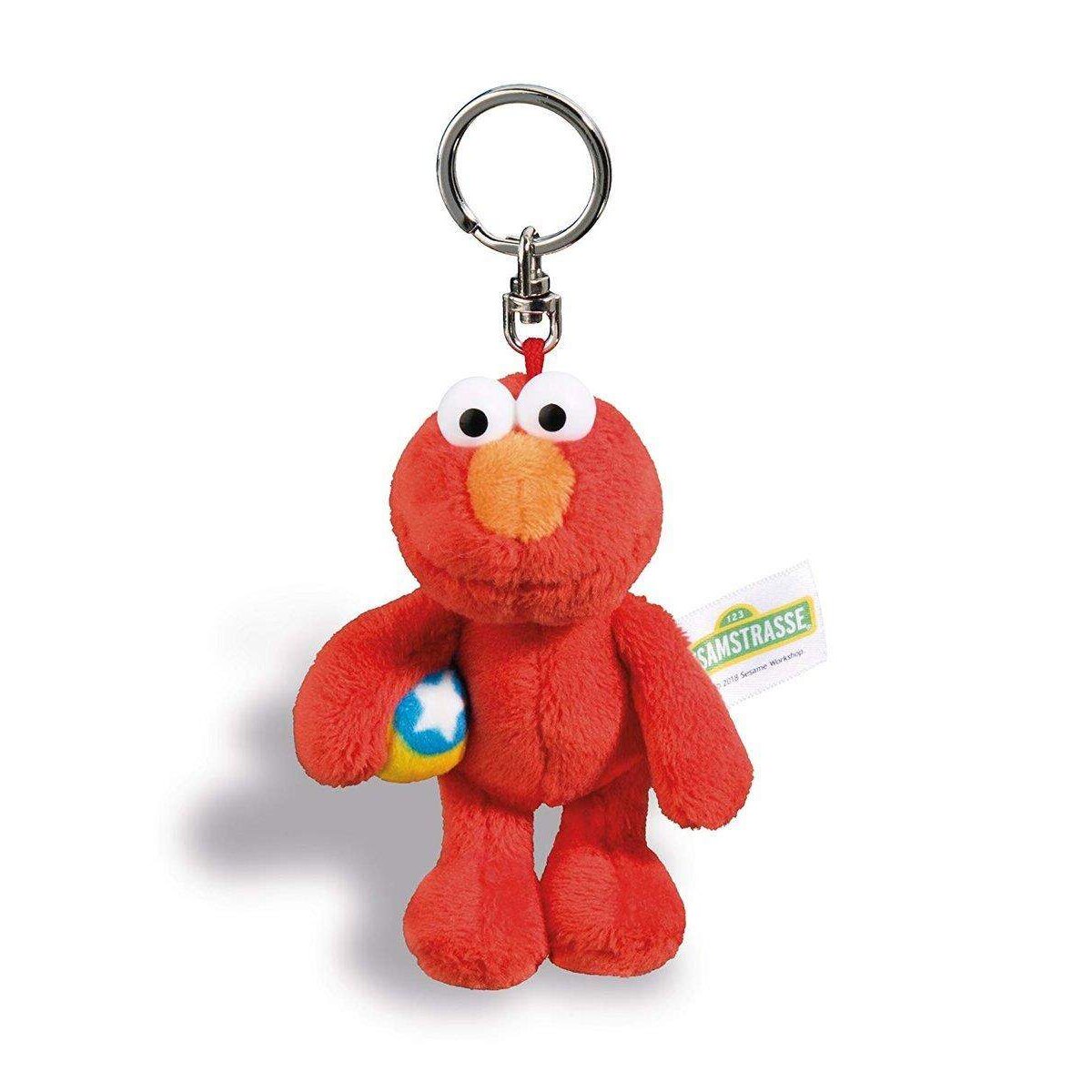 NICI Sesamstraße Schlüsselanhänger Monster Elmo, 10 cm