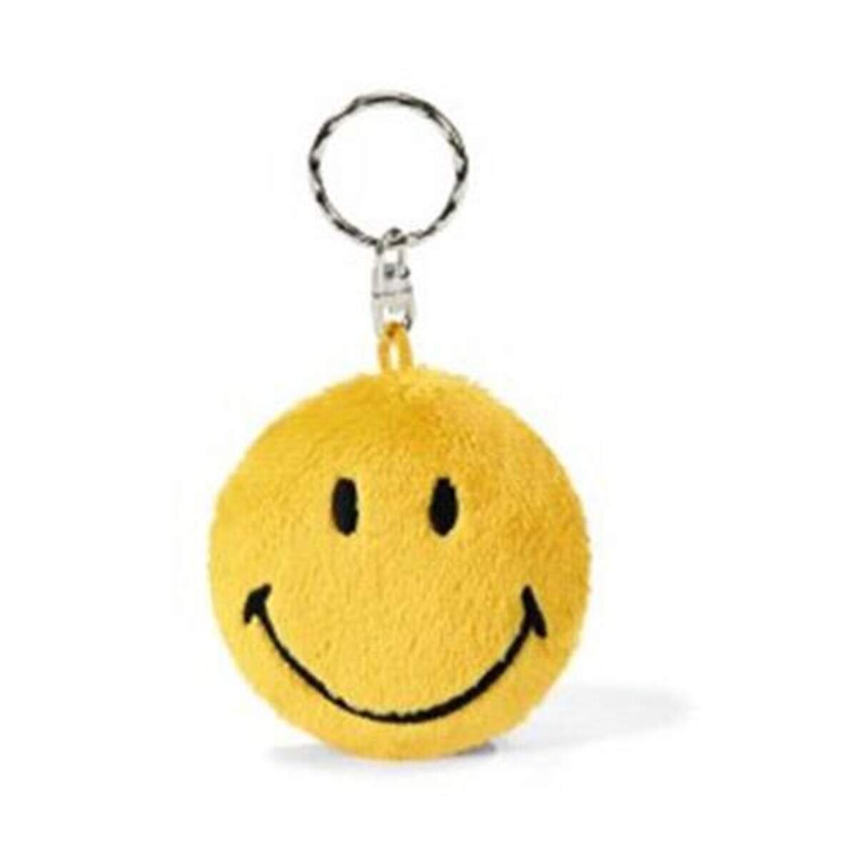 NICI Smiley Schlüsselanhänger, gelb 6 cm