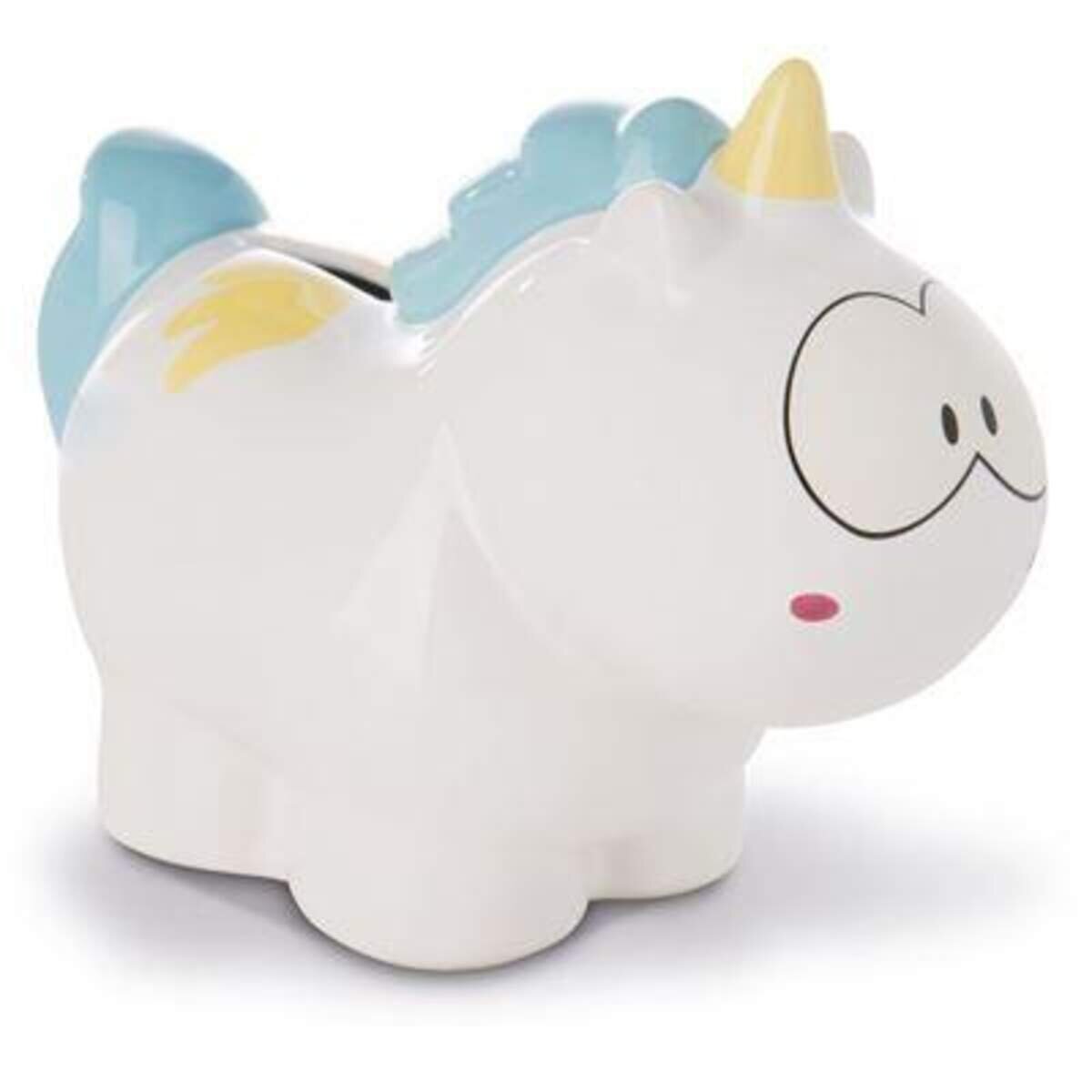 NICI Spardose Einhorn Rainbow Flair , 7,5 x 12 x 16,5 cm