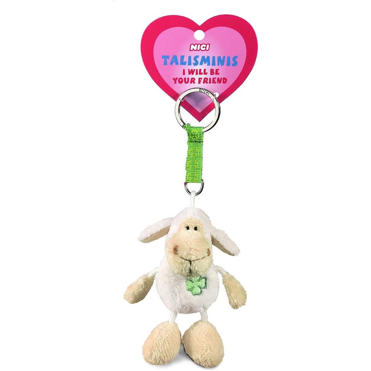 NICI Talismin Jolly Mäh weiß 7 cm