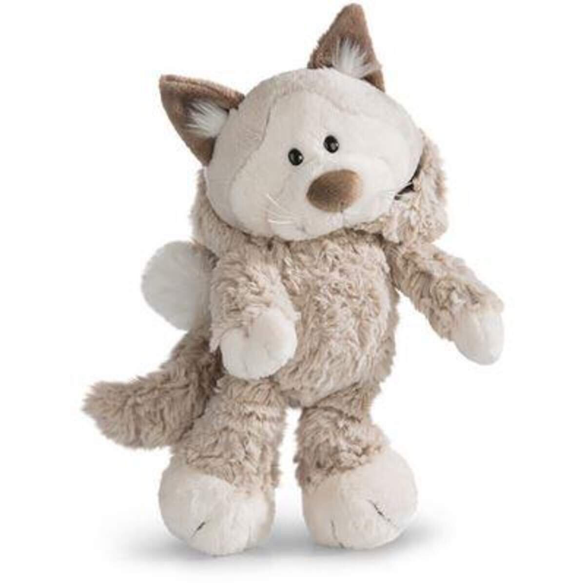 NICI Winter Kuscheltier Schneekater, 25 cm