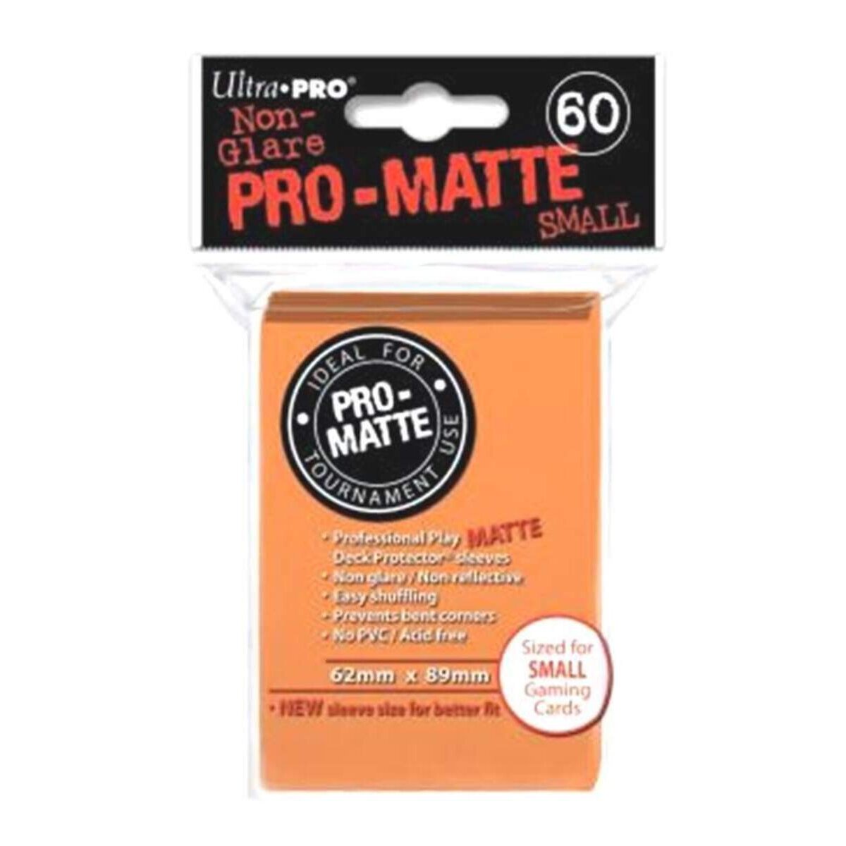 Orange Pro-Matte Sleeves (sm)(60)