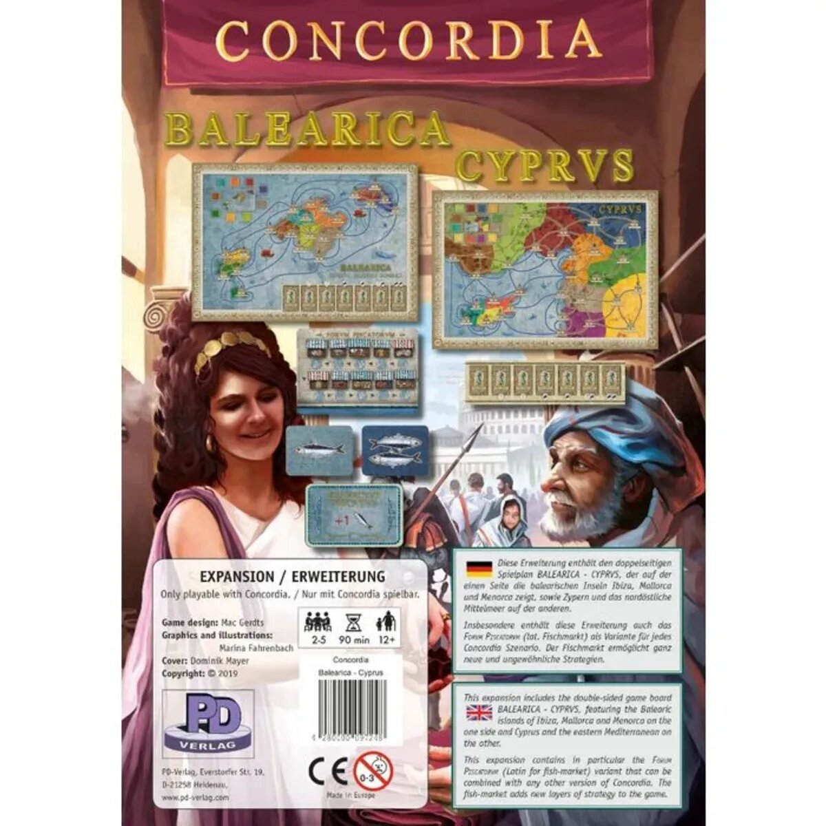 Asmodee PD-Verlag Concordia Balearica/Cyprus