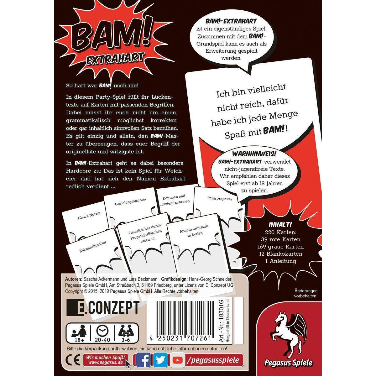 Pegasus Spiele Bam! - Extrahart