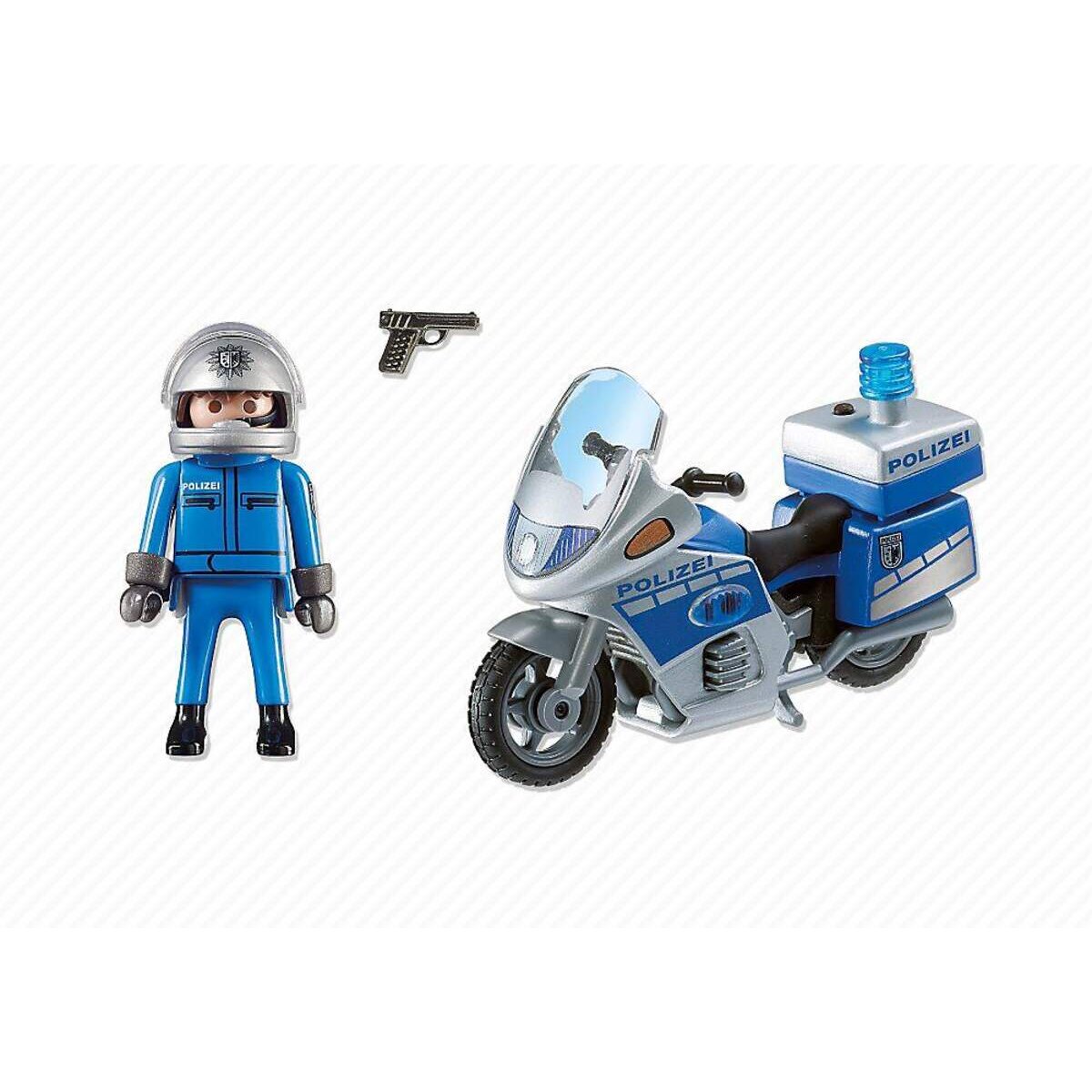 PLAYMOBIL® 6876 Motorradstreife mit LED-Blinklicht