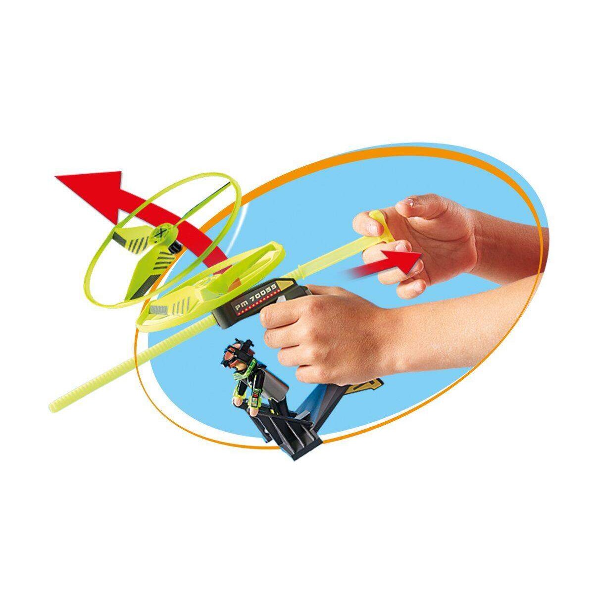 PLAYMOBIL® 70055 Sports & Action Top Agents Pull String Flyer, grün