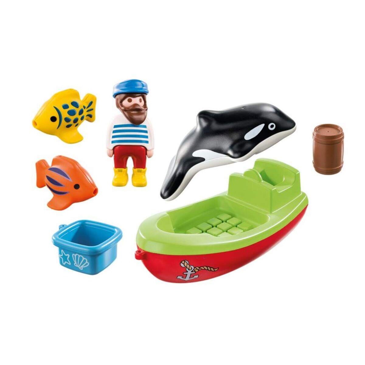 PLAYMOBIL® 70183 1.2.3 Seemann mit Fischerboot