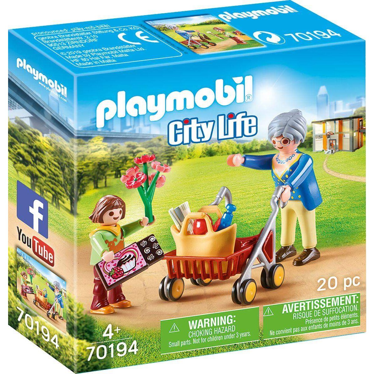PLAYMOBIL® 70194 City Life Oma mit Rollator
