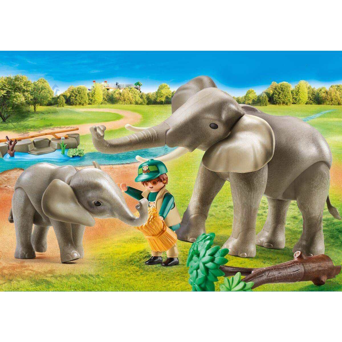 PLAYMOBIL® 70324 Family Fun Elefanten im Freigehege