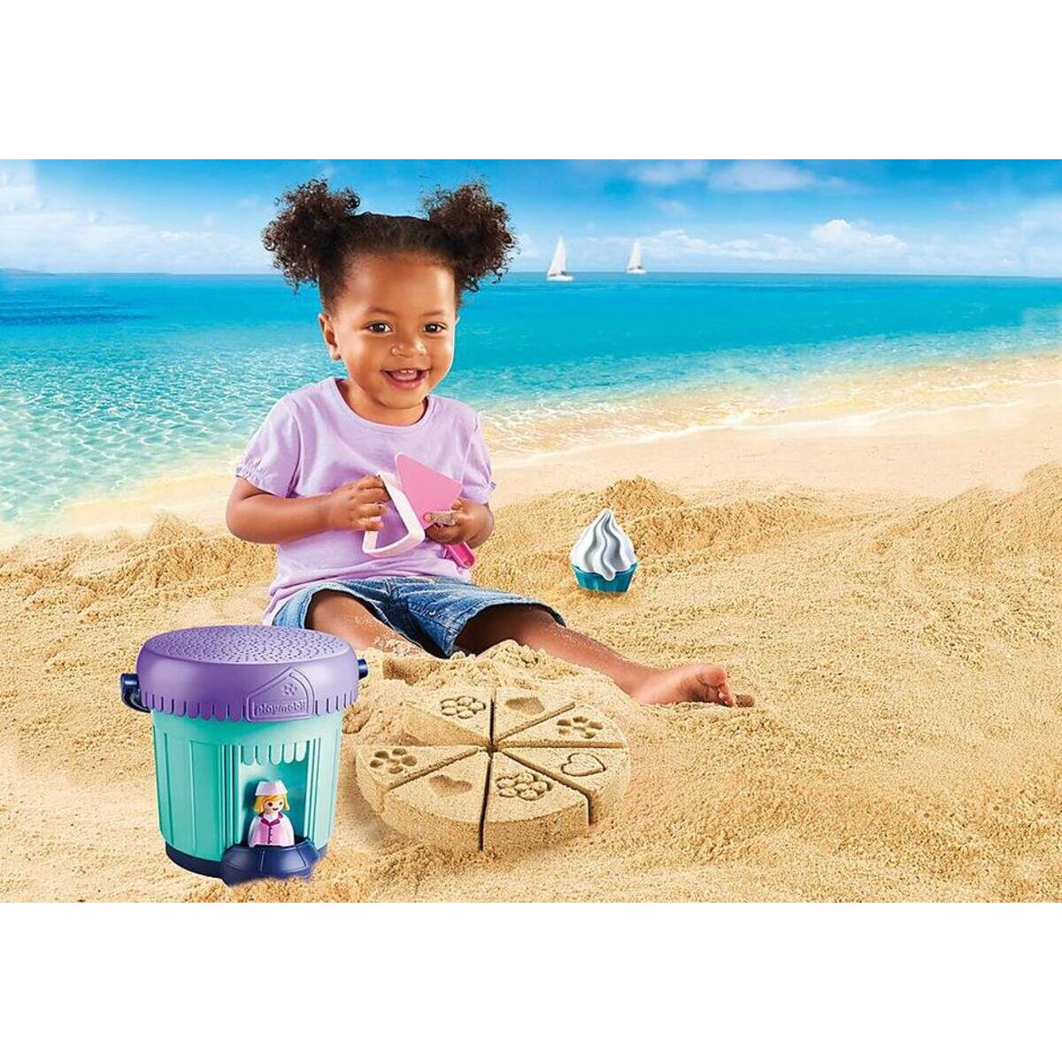 PLAYMOBIL® 70339 1.2.3 Sand Kreativset Sandbäckerei