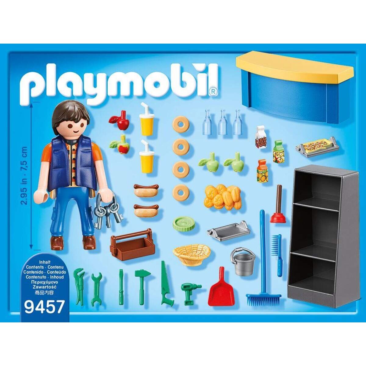 PLAYMOBIL® 9457 Hausmeister mit Kiosk