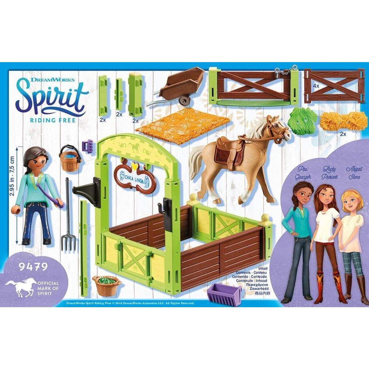 PLAYMOBIL® 9479 Pferdebox Pru & Chica Linda