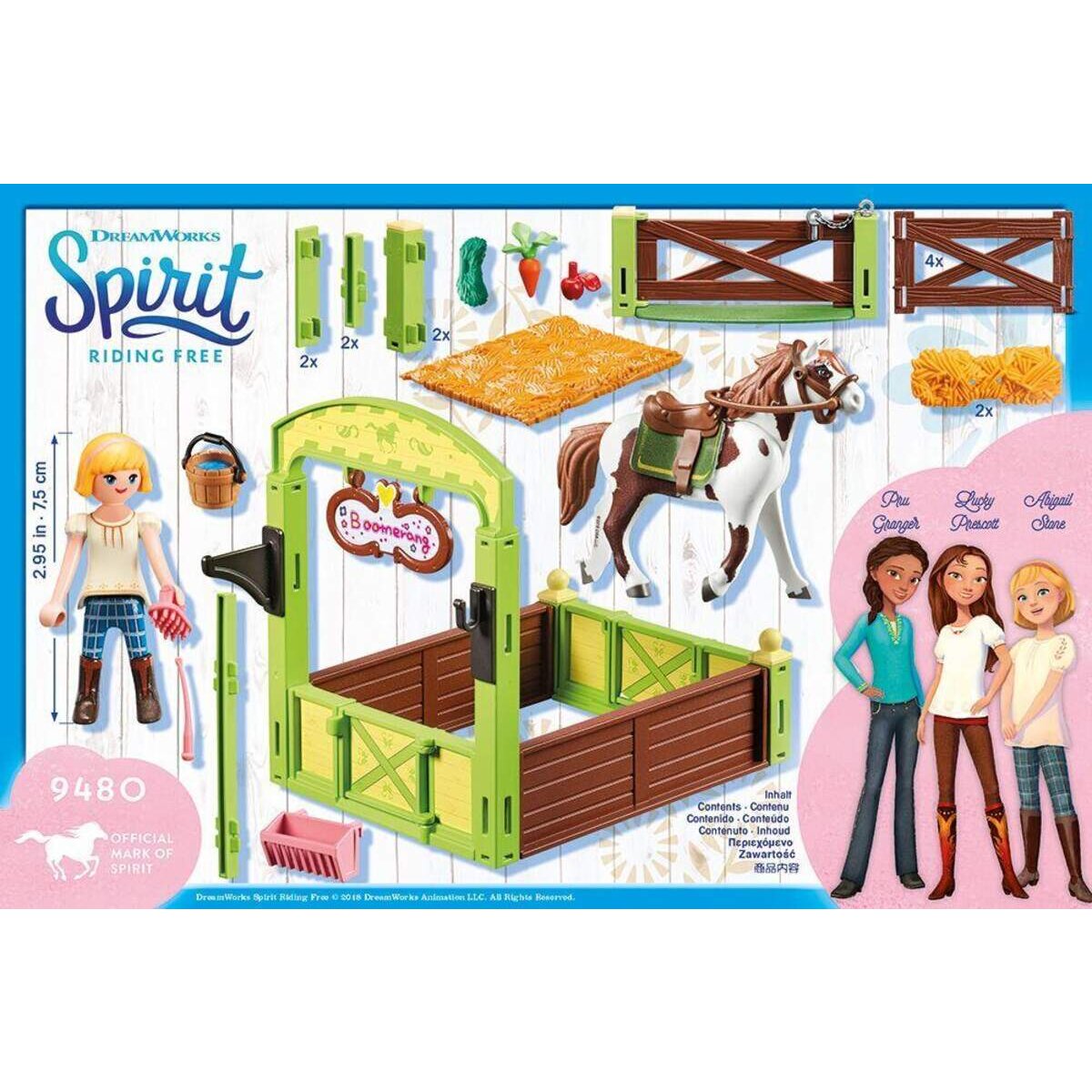 PLAYMOBIL® 9480 Pferdebox Abigail & Boomerang