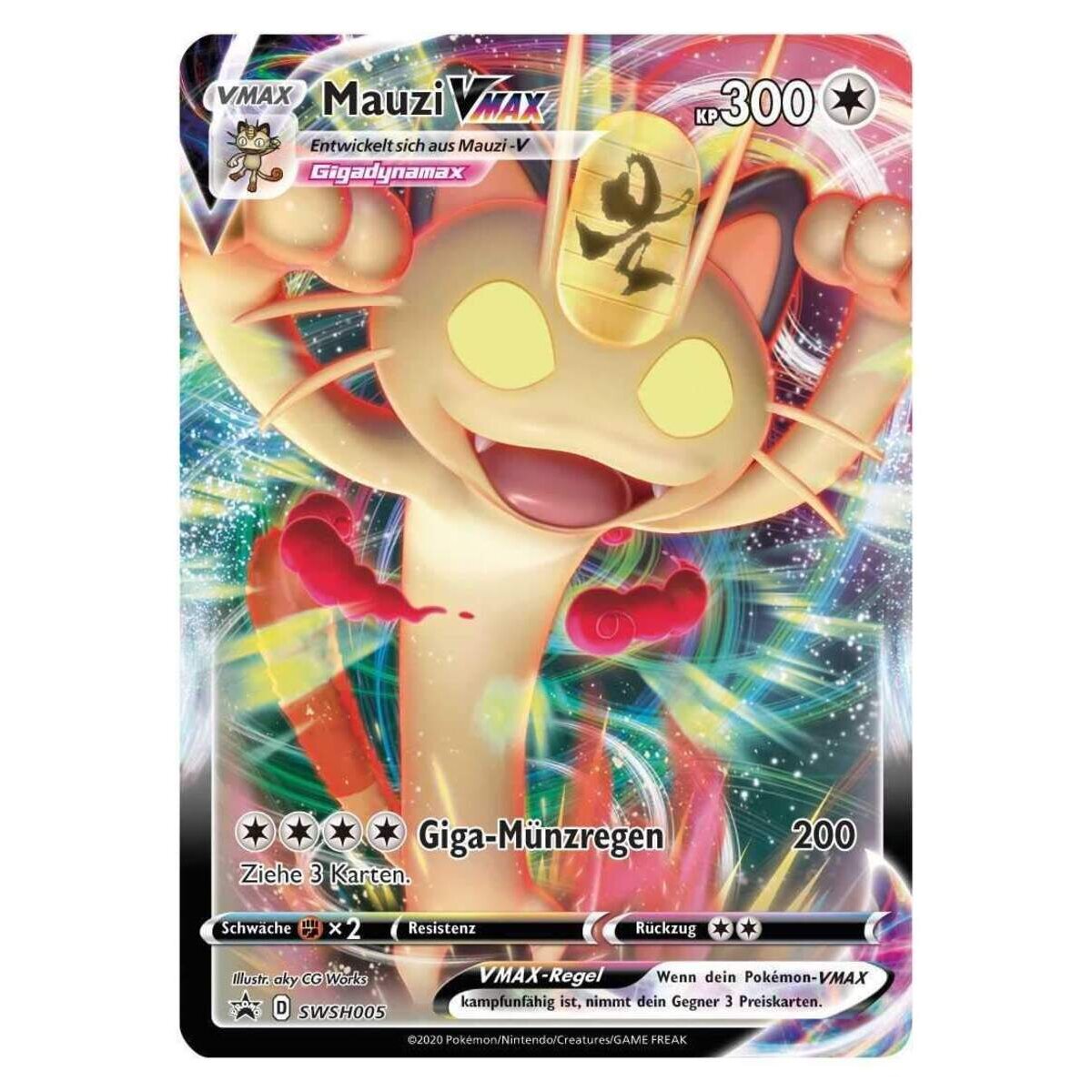 Pokemon Mauzi VMax Spezial Kollektion