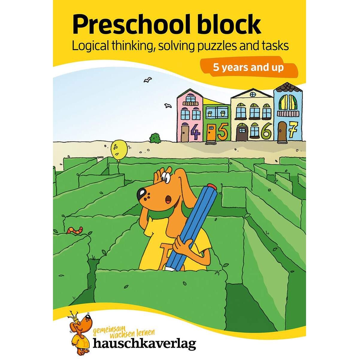 Preschool block - Logical thinking, solving puzzles and tasks 5 years and up, A5-Block