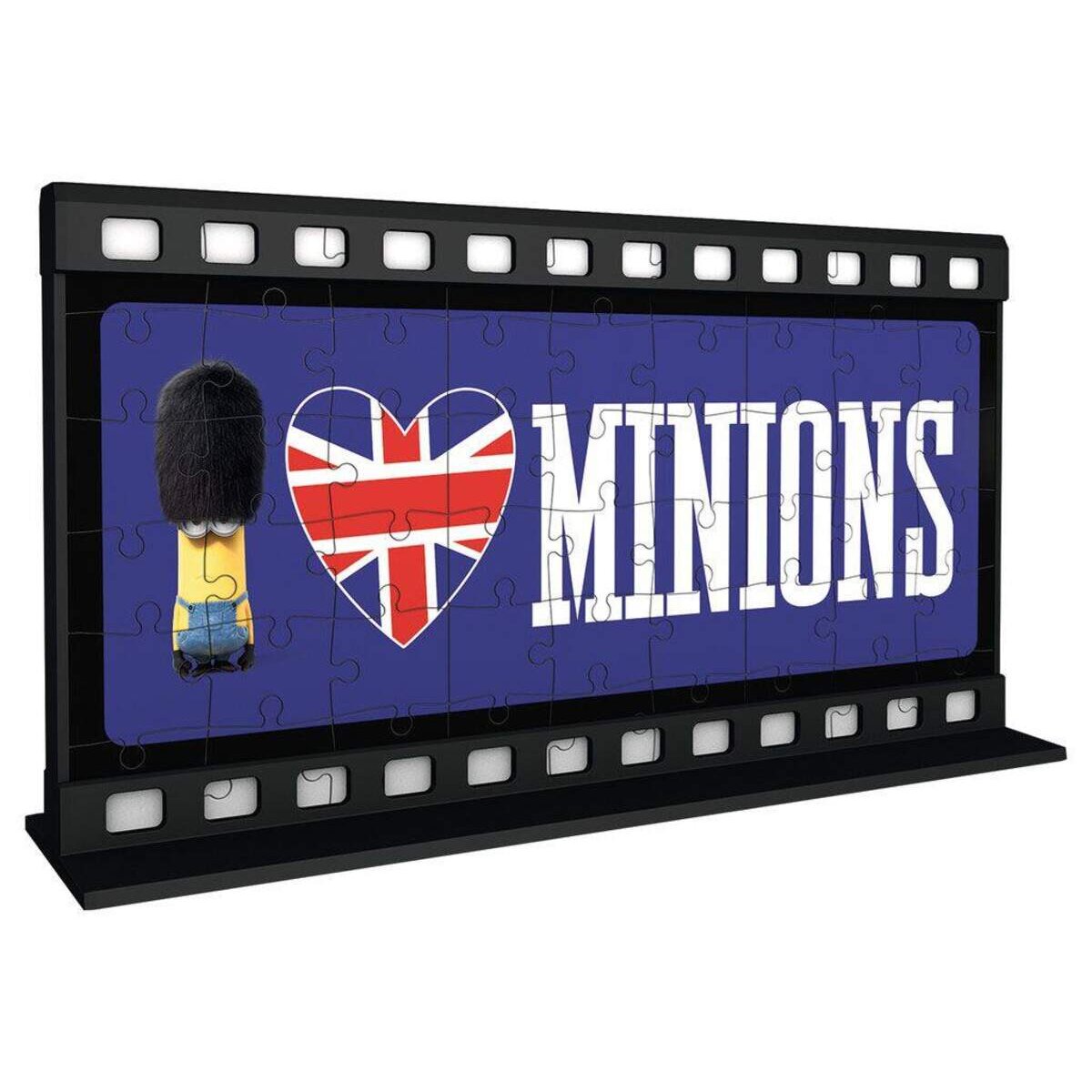 Ravensburger 3D Puzzle Filmstreifen Minion British, 108 Teile