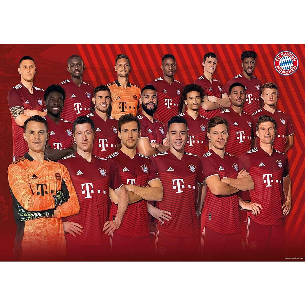 Ravensburger FC Bayern Saison 2021/22, 1000 Teile