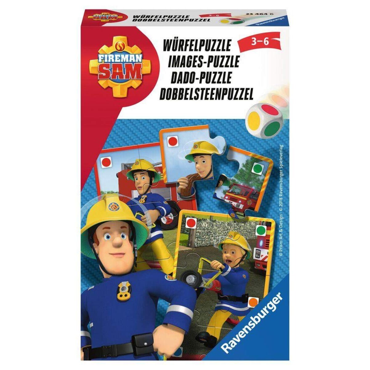 Ravensburger Feuerwehrmann Sam Würfelpuzzle