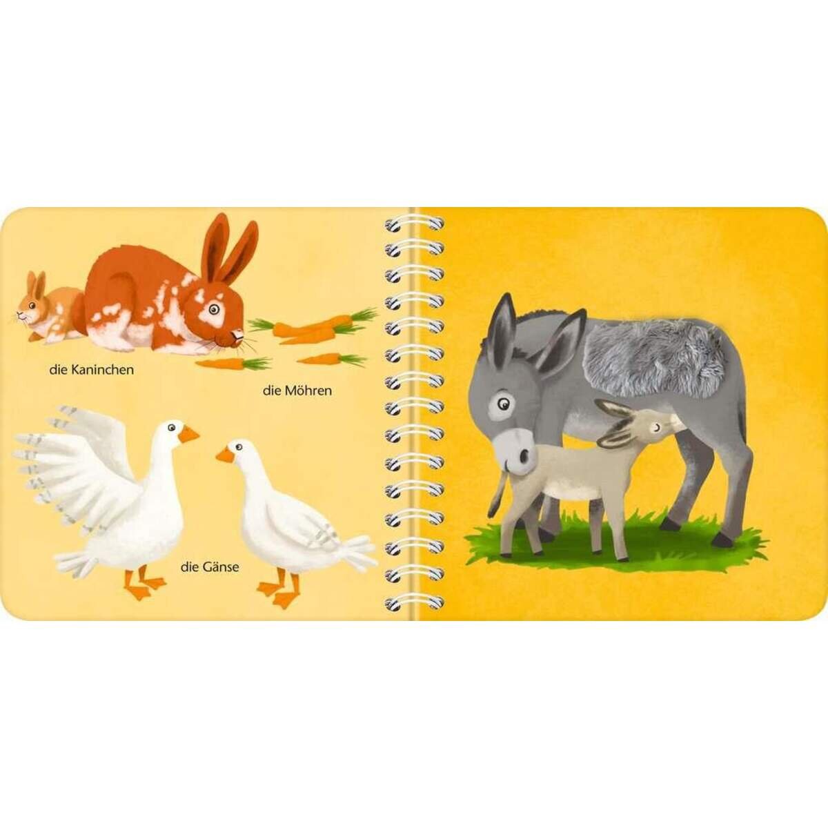 Ravensburger Mein erstes Wörterbuch zum Fühlen: Bauernhoftiere