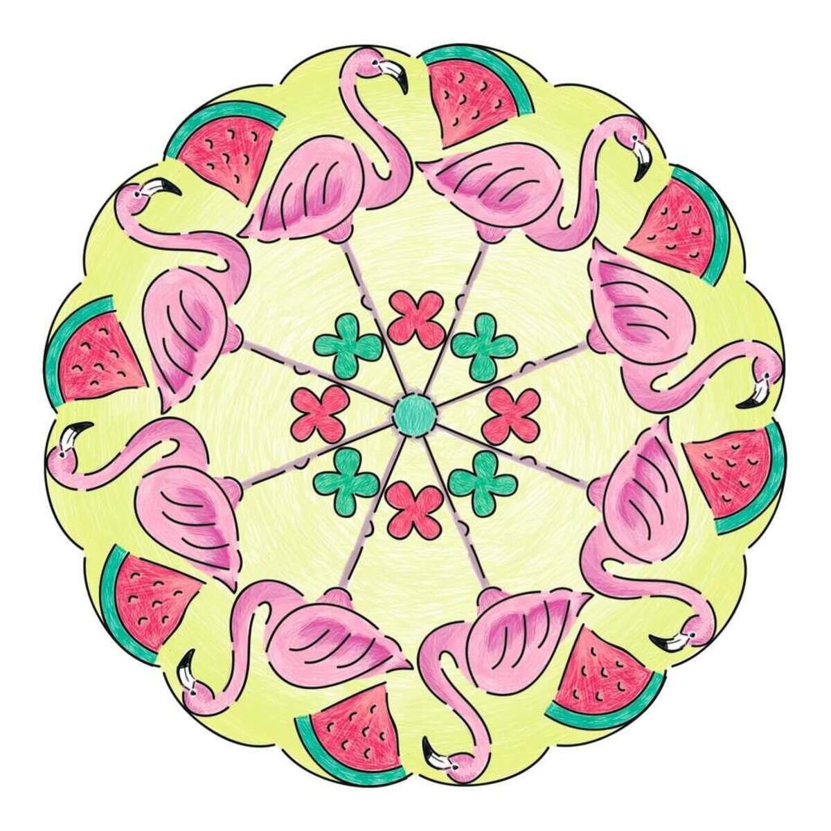 Ravensburger Midi Mandala-Designer Tropical Flamingo & Friends