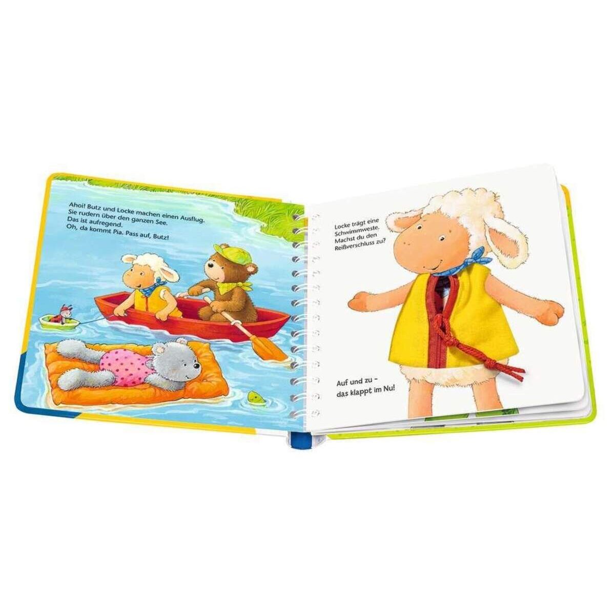 Ravensburger mini steps Knopf auf, Knopf zu