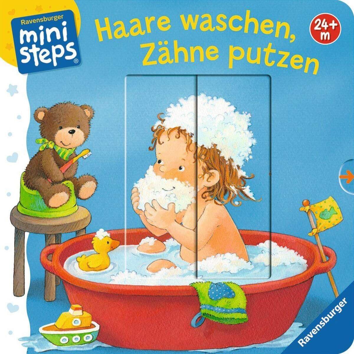 Ravensburger ministeps - Haare waschen, Zähne putzen