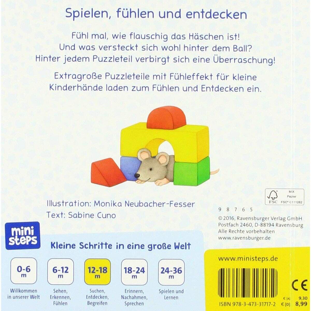 Ravensburger ministeps Mein erstes Fühl-Puzzlebuch