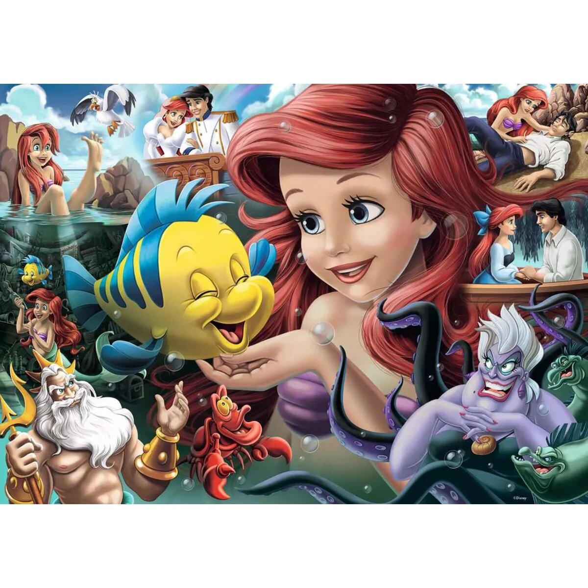 Ravensburger Puzzle - Arielle, die Meerjungfrau, 1000 Teile