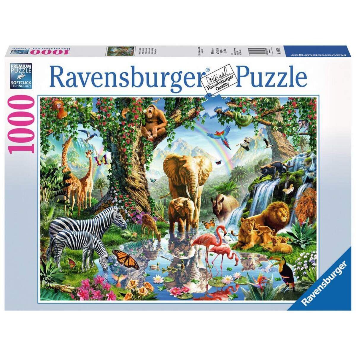 Ravensburger Puzzle Abenteuer im Dschungel, 1000 Teile