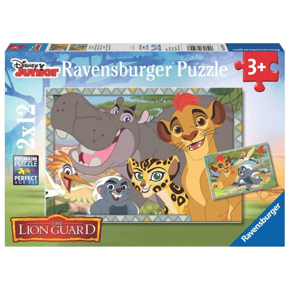 Ravensburger Puzzle Beschützer des Königreichs 2x12 Teile