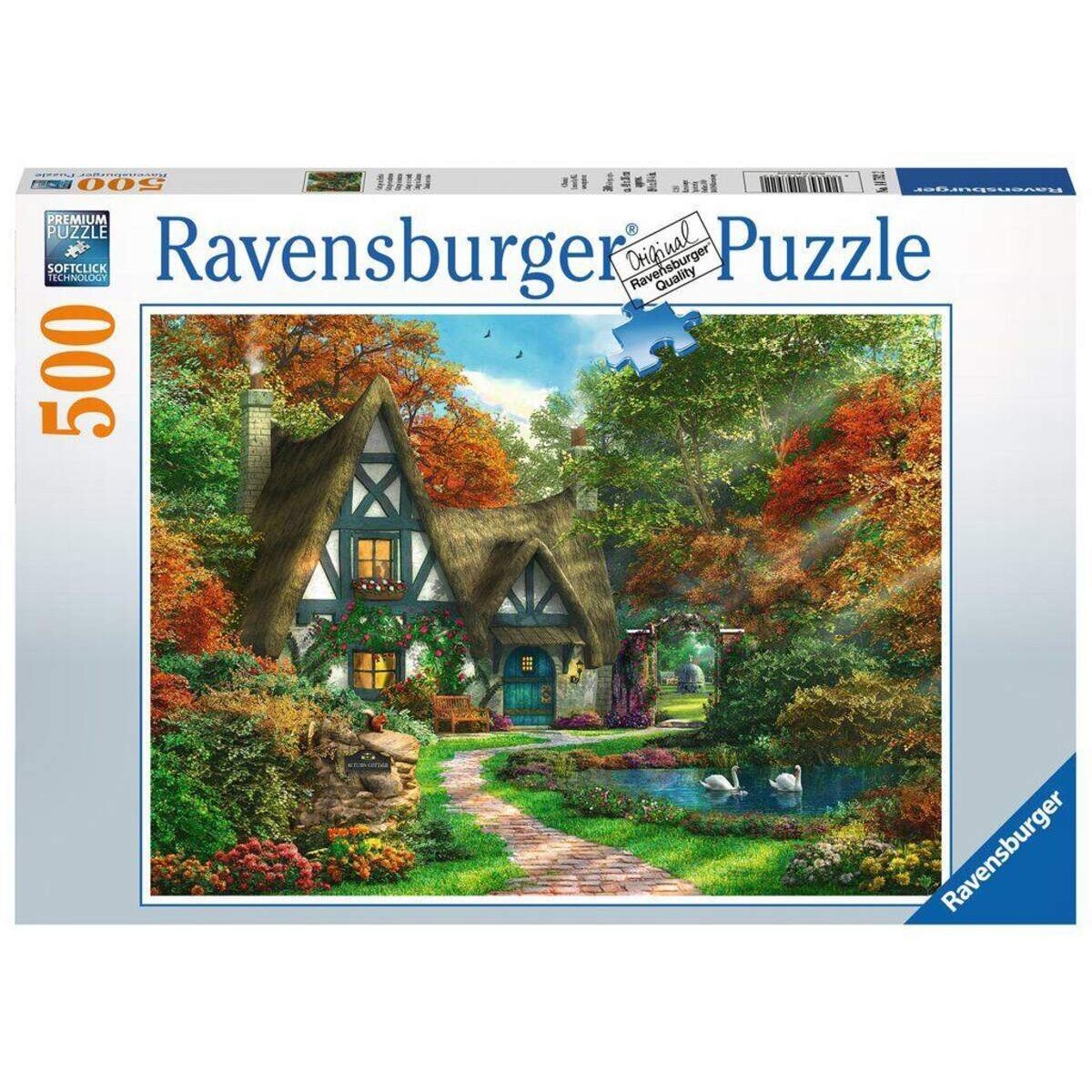 Ravensburger Puzzle Cottage im Herbst, 500 Teile