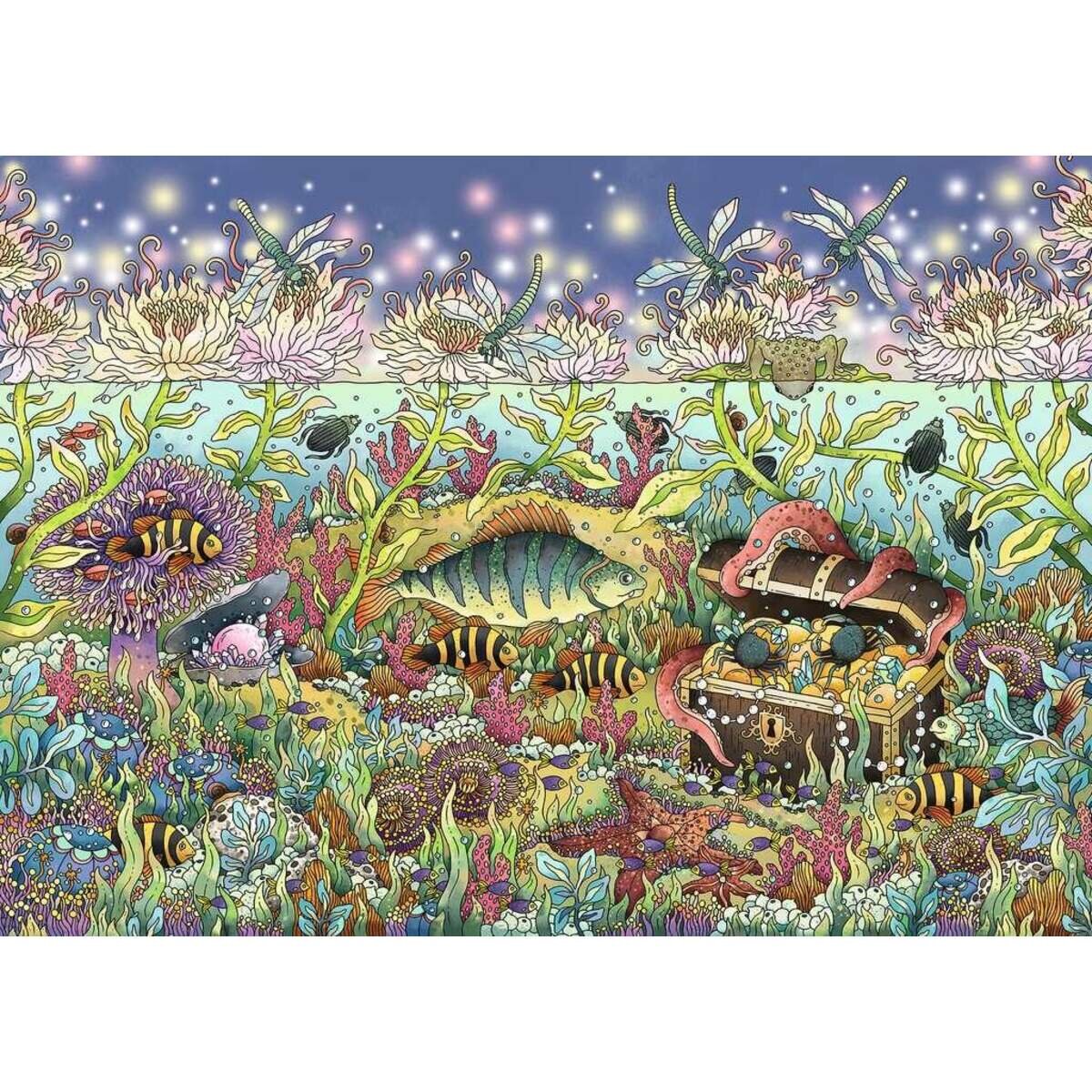 Ravensburger Puzzle Dämmerung im Unterwasserreich, 1000 Teile