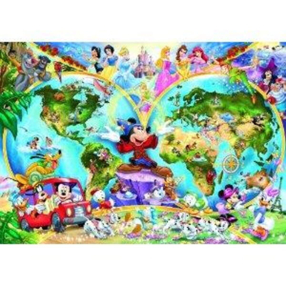 Ravensburger Puzzle Disney's Weltkarte, 1000 Teile
