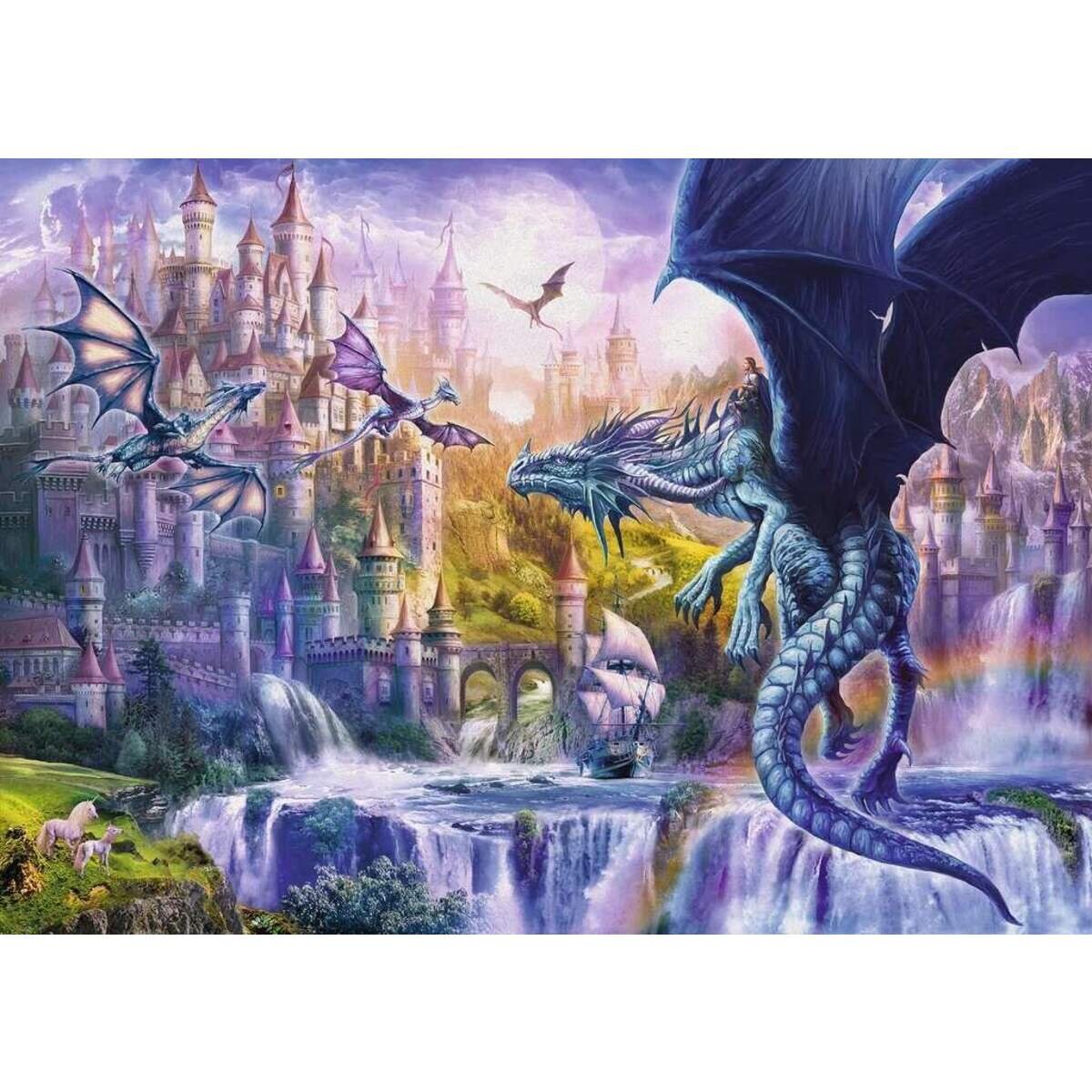 Ravensburger Puzzle Drachenschloss, 1000 Teile